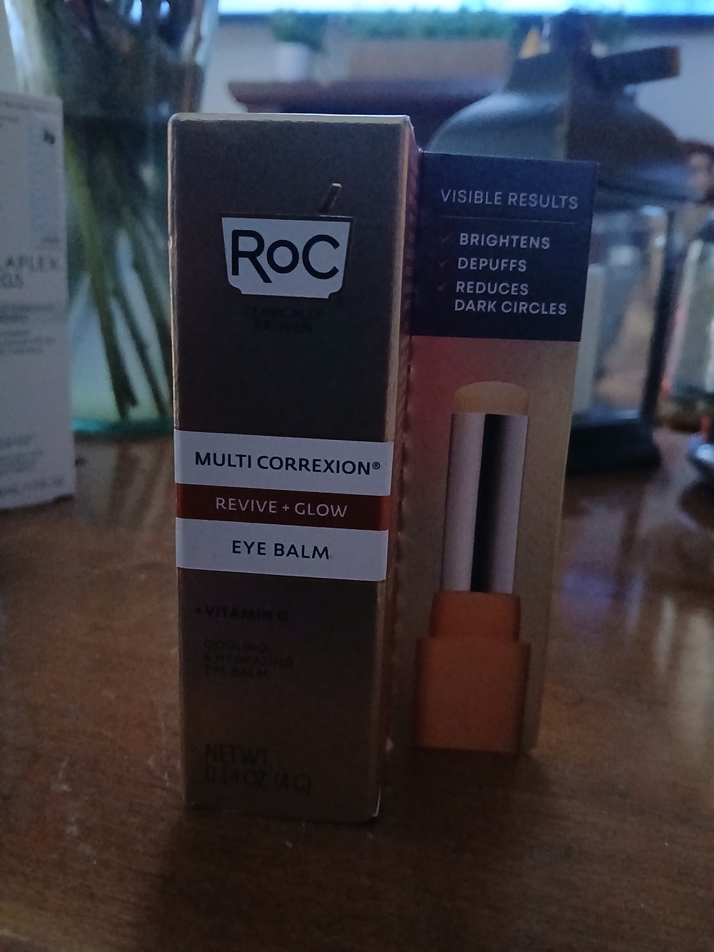 RoC Multi Correxion Revive + Glow Eye Balm - Bronze & Cream